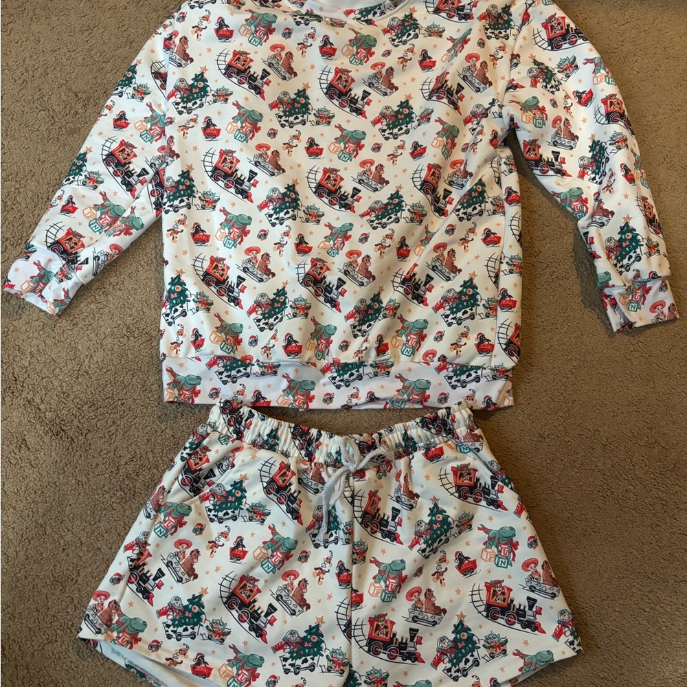 Festive Pixar Toy Story lounge wear set